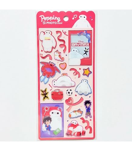 Amazon.co.jp: ベイマックス[シールシート]プチドロップステッカー